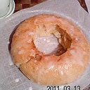 炊飯器で！大きなヘルシードーナツ　豆乳アップルパン